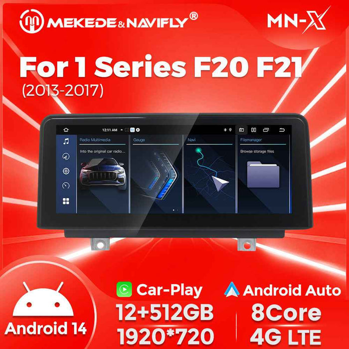 10.25-inch compatible with BMW 1 Series 2 Series F20 Android central control large screen GPS navigation all-in-one with Bluetooth CarPlay