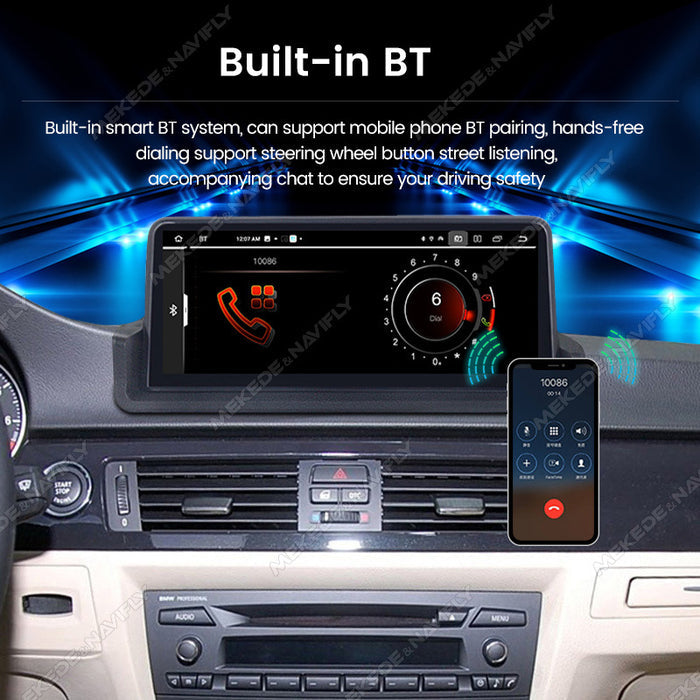 10.25-inch Compatible with BMW 3 Series E90 Android Central Control Large Screen GPS Navigation All-in-One Bluetooth CarPlay