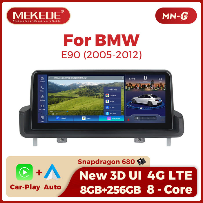 10.25 inch Suitable for BMW 3 Series E90 E91 E93 Android Large Screen Central Control Car Navigation Bluetooth Carplay