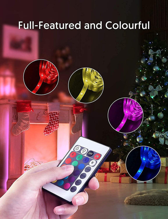 111111 Battery Operated LED Strip Lights – Ambient Decor Strip for Bedroom Headboard & Dorm Aesthetic