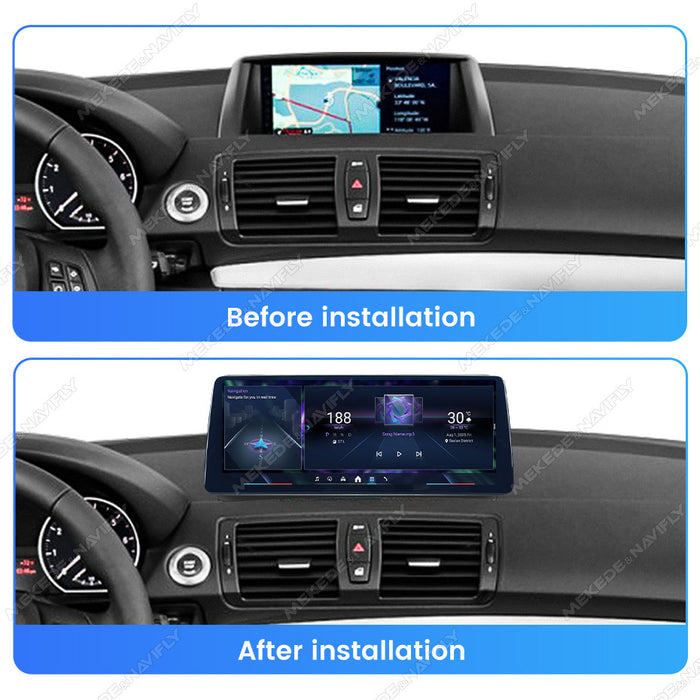 12.3 Applicable to BMW 1 Series E87 2005-2012 Android Large Screen Central Control Car Navigation Bluetooth Carplay