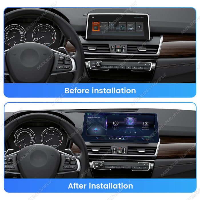12.3 Applicable to BMW 2 Series F45 F46 F87 2013-2019 Android large screen central control car navigation Bluetooth