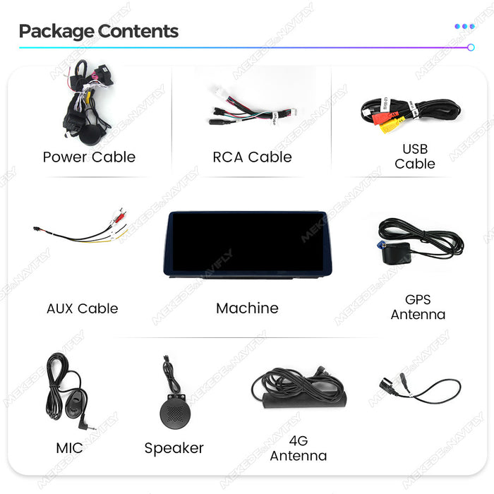 12.3 Applicable to BMW 3 Series 4 Series F30 F32 F36 Android Large Screen Central Control Car Navigation Bluetooth Carplay