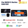 12.3 inch for BMW 5 Series E60 04-10 Android large screen central control car navigation Bluetooth Carplay