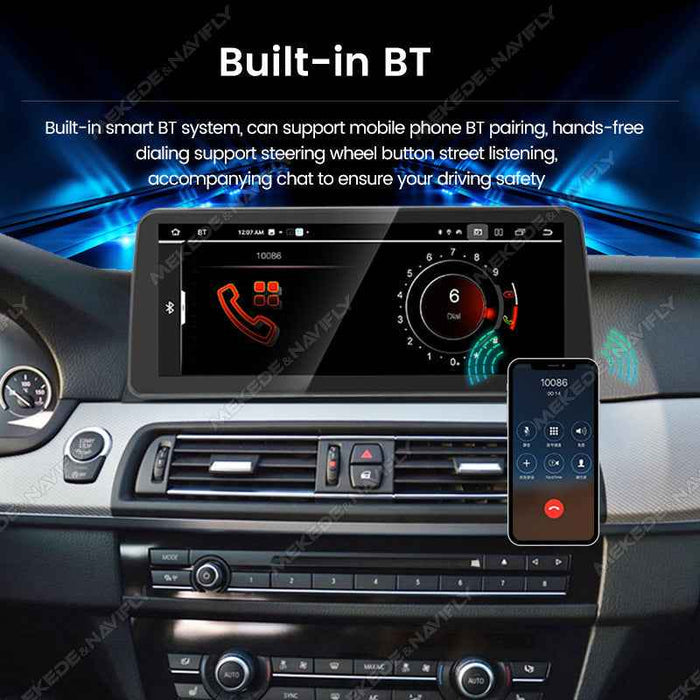 12.3 inch Suitable for BMW 5 Series F10 Android central control large screen GPS navigation all-in-one machine Bluetooth Carplay