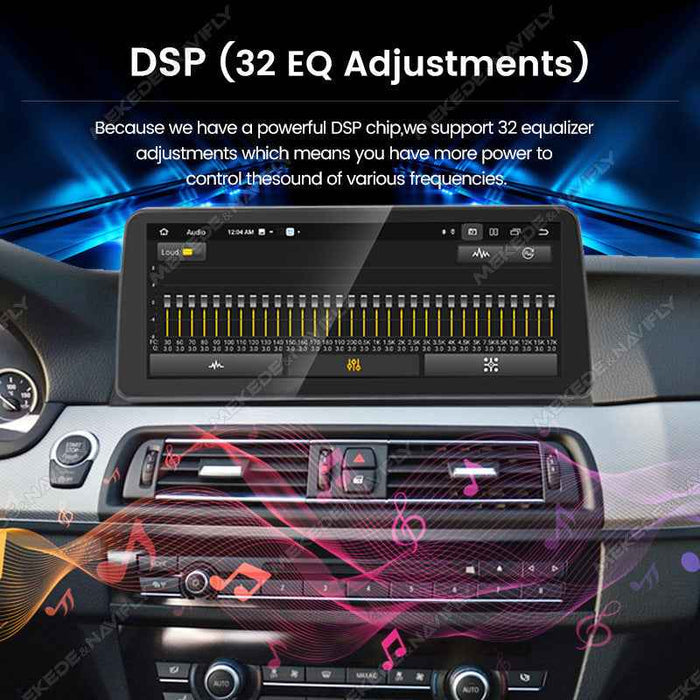 12.3 inch Suitable for BMW 5 Series F10 Android central control large screen GPS navigation all-in-one machine Bluetooth Carplay