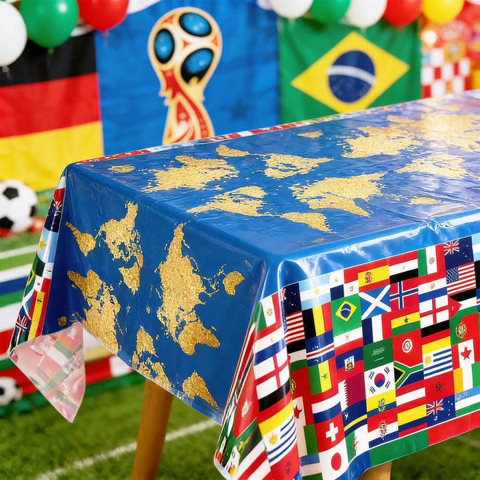 compatible with coordinating flag plates, napkins, cups, and banners sold separately
