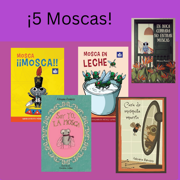 6 Moscas: 6 books about flies