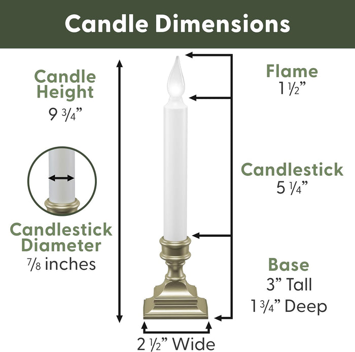 weighted molded plastic base in pewter or antique bronze finish to prevent tipping