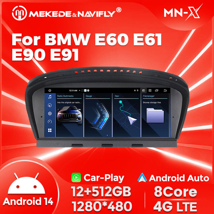 8.8 inch Suitable for BMW E60 E90 E63 Android central control large screen GPS navigation all-in-one machine Bluetooth Carplay