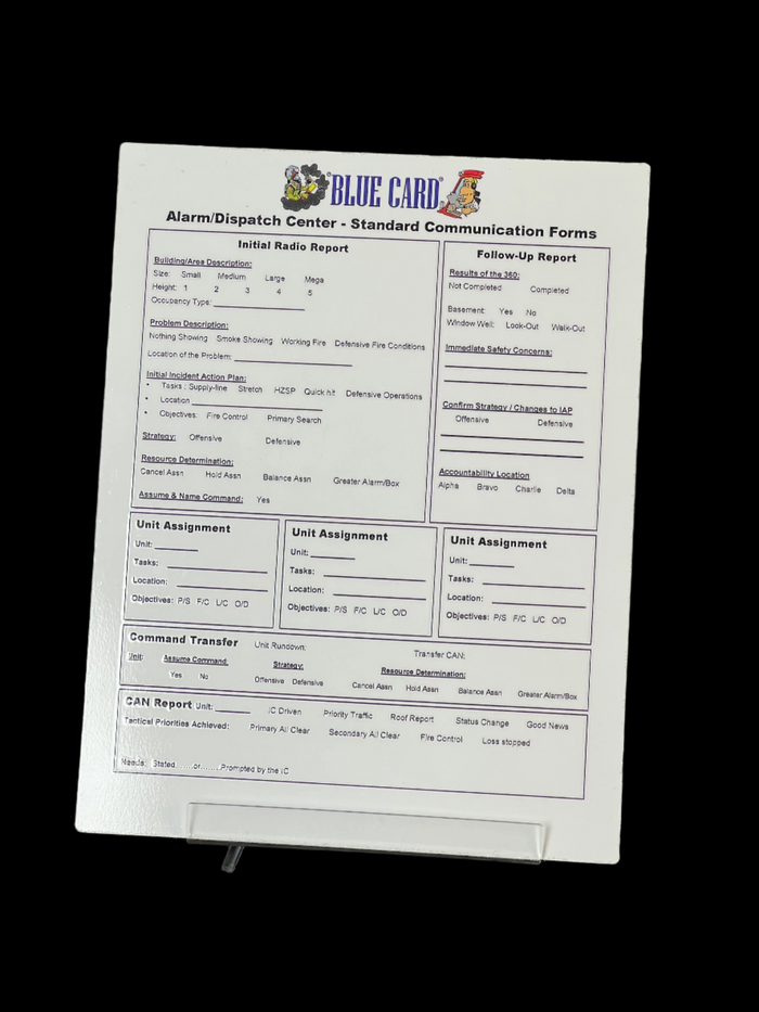 Dispatch Center/Command Standard Communication Board