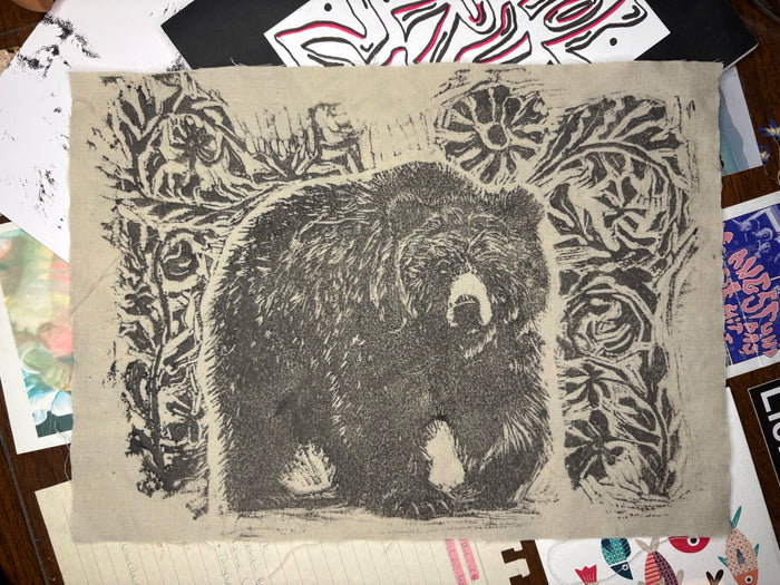 Patch: Bär mit Ranken