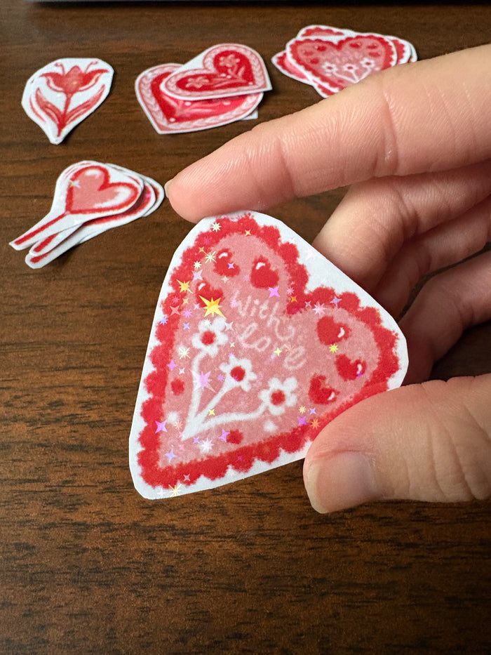 Stickerset: Hearts