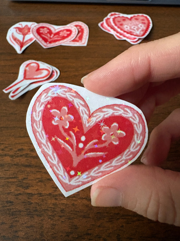 Stickerset: Hearts
