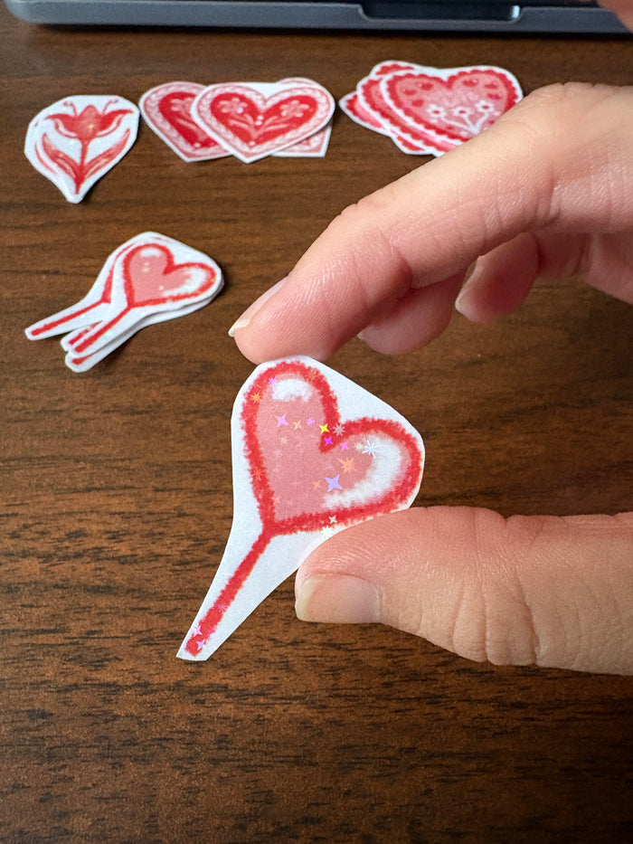 Stickerset: Hearts
