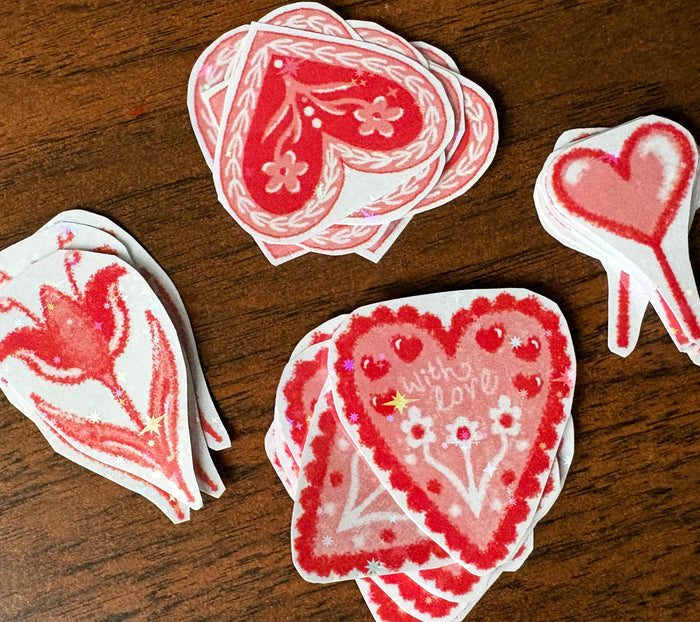 Stickerset: Hearts