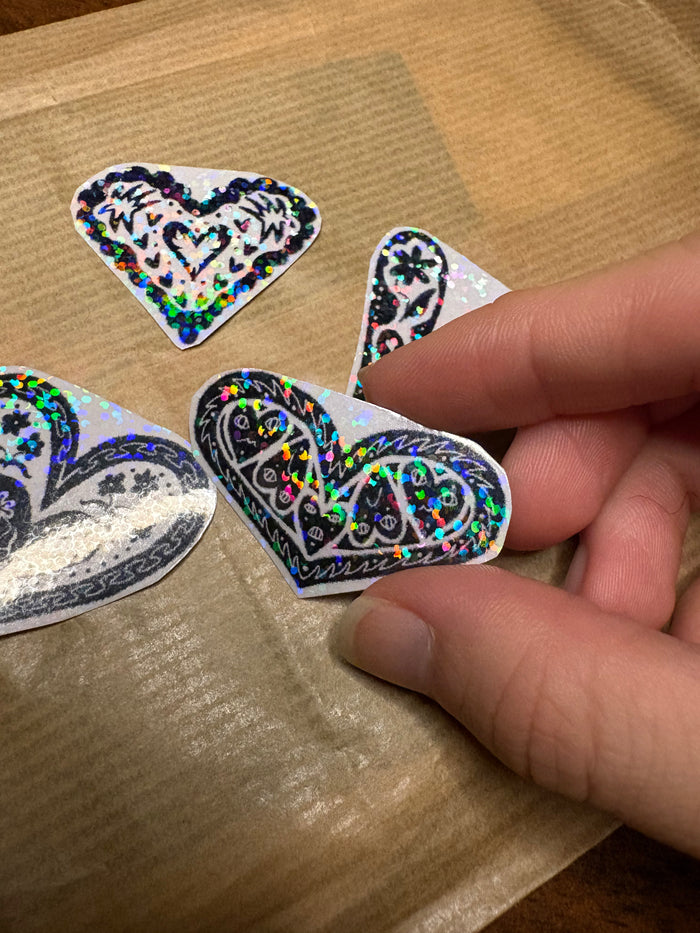 Stickerset: Tattoo Herzen