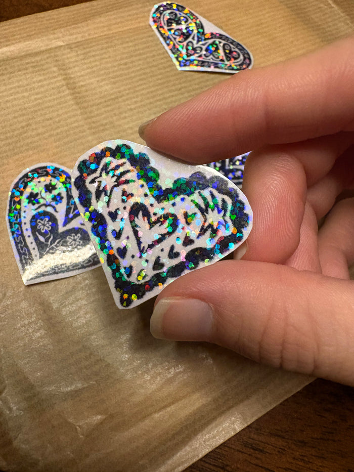 Stickerset: Tattoo Herzen
