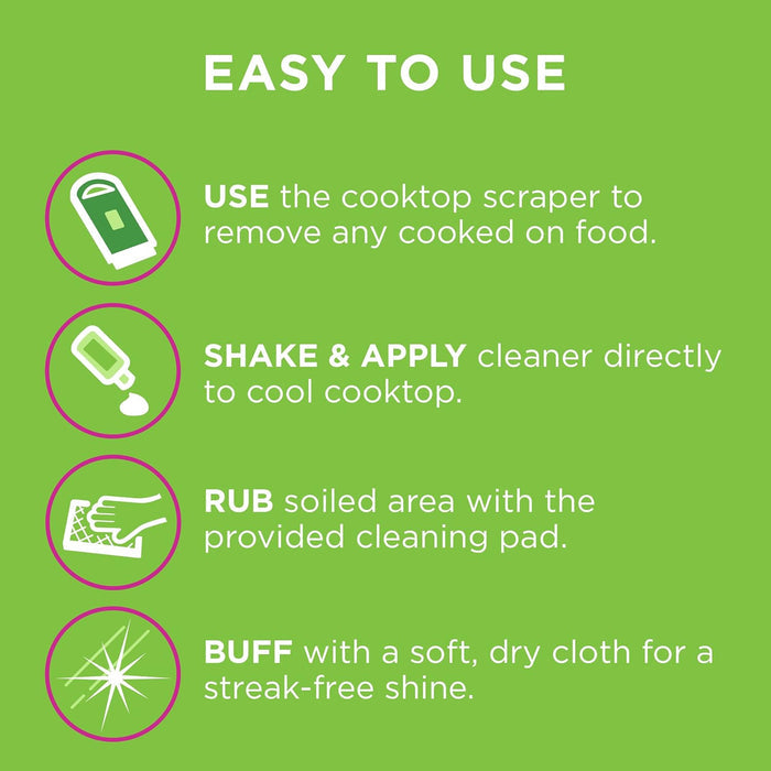 safe for all glass and ceramic cooktop surfaces