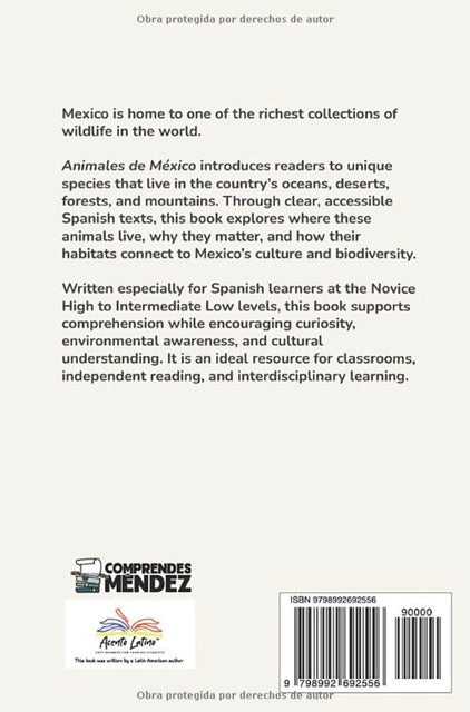 Animales de México, by Nelly Andrade-Hughes