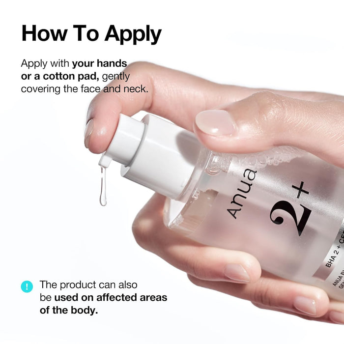 Anua BHA 2 Gentle Exfoliating Toner, Efficient Pre-Serum Toner for Faster Skincare Workflows, 5.07 fl.oz