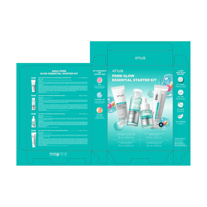 Anua Hyaluronic Acid & Collagen Skincare Set – Mindful Self-Care Ritual for Radiant, Dewy Skin