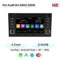 Applicable to Audi A4 02-08 bilateral button Android large screen central control navigation Bluetooth radio special machine