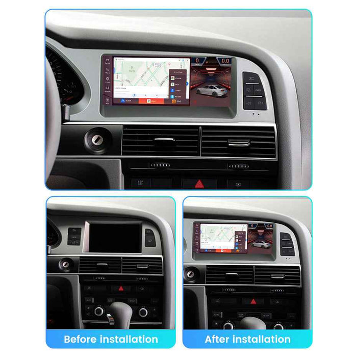 Applicable to Audi A6 2005-2015 original car style Android large screen central control car navigation Bluetooth Carplay