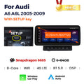 Applicable to Audi A6 2010-2015 Android large screen central control car navigation Bluetooth Carplay