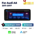 Applicable to Audi A8 2011-2011 Android large screen central control car navigation Bluetooth Carplay