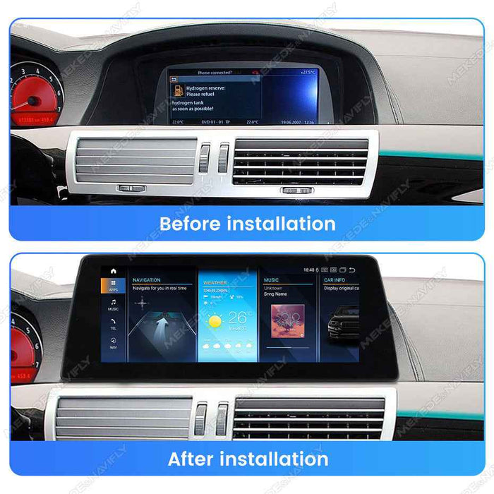 Applicable to BMW 7 Series E65/E66 2001-2008 Android large screen central control car navigation Bluetooth Carplay