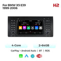 Applicable to BMW E39 X5 98-06 7-inch Android large-screen central control navigation radio button special machine