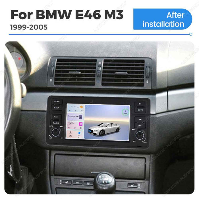 Applicable to BMW E46 M3 98-05 7-inch Android large-screen central control navigation radio button special machine