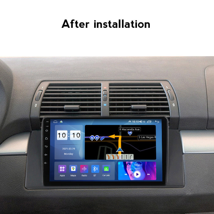 Applicable to BMW E53 X5 99-06 to Android large-screen central control car navigation all-in-one machine 8 + 128G