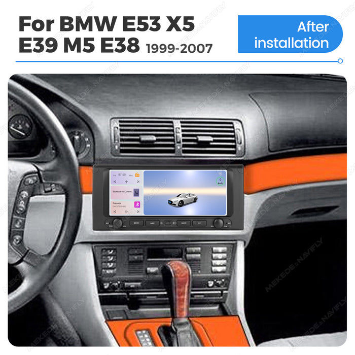 Applicable to BMW E53 X5 E39 M5 button Android large screen central control navigation Bluetooth radio 10.25 inches