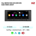 Applicable to BMW E53 X5 E39 M5 button Android large screen central control navigation Bluetooth radio 10.25 inches