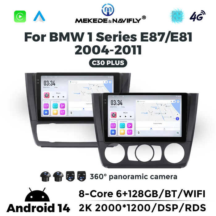 Applicable to BMW E87 2004-2011 Android large screen central control car navigation radio screen carplay