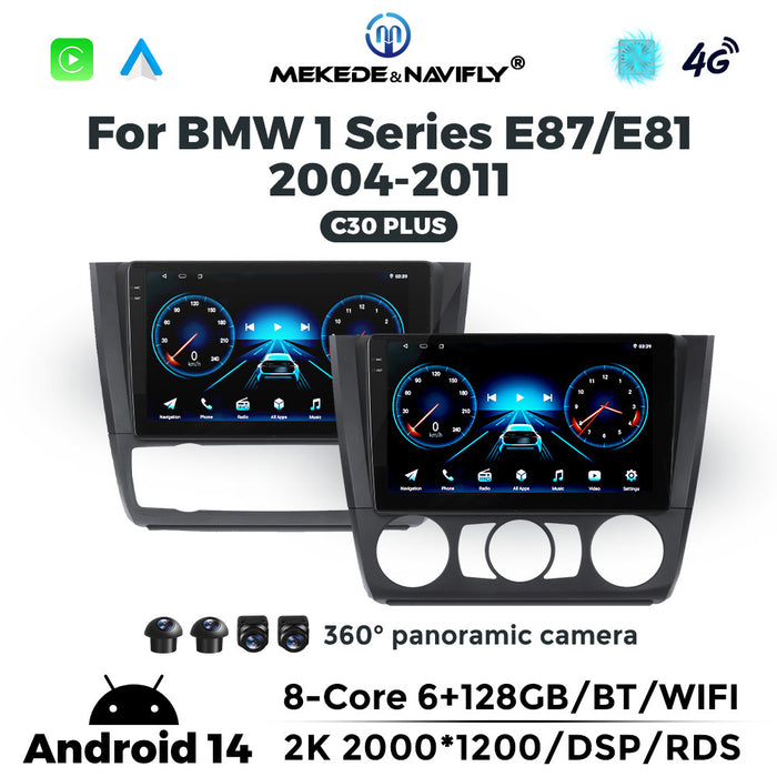 Applicable to BMW E87 2004-2011 Android large screen central control car navigation radio screen carplay