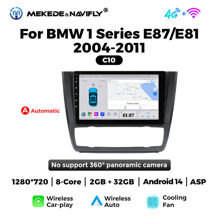 Applicable to BMW E87 2004-2011 Android large screen central control car navigation radio screen carplay