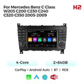 Applicable to Mercedes-Benz C-Class W203 2005-2009 Android large-screen central control navigation radio button special machine