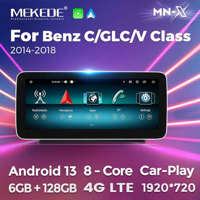 Applicable to Mercedes-Benz C-Class W205 C200 2015-2018 Android large-screen central control navigation player radio