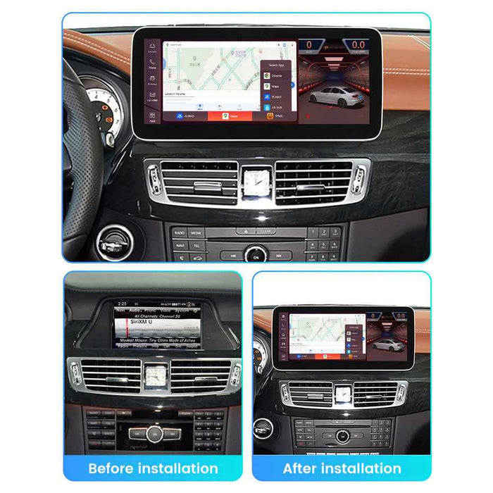 Applicable to Mercedes-Benz CLS-class W218 CLS300/350/400 Android large-screen central control car navigation Bluetooth