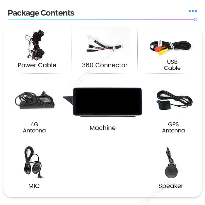 Applicable to Mercedes-Benz E-Class W212 E200 E260 E300 Android large screen central control navigation Bluetooth Carplay