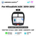 Applicable to Mitsubishi ASX 2010-2012 Android large screen central control car navigation radio screen Carplay