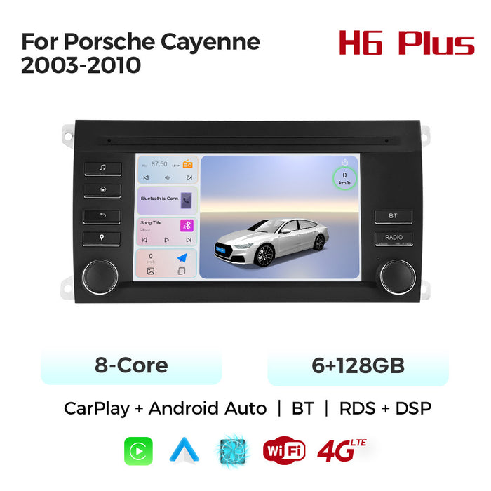Applicable to Porsche Cayenne 03-10 7-inch Android large-screen central control navigation radio button special machine