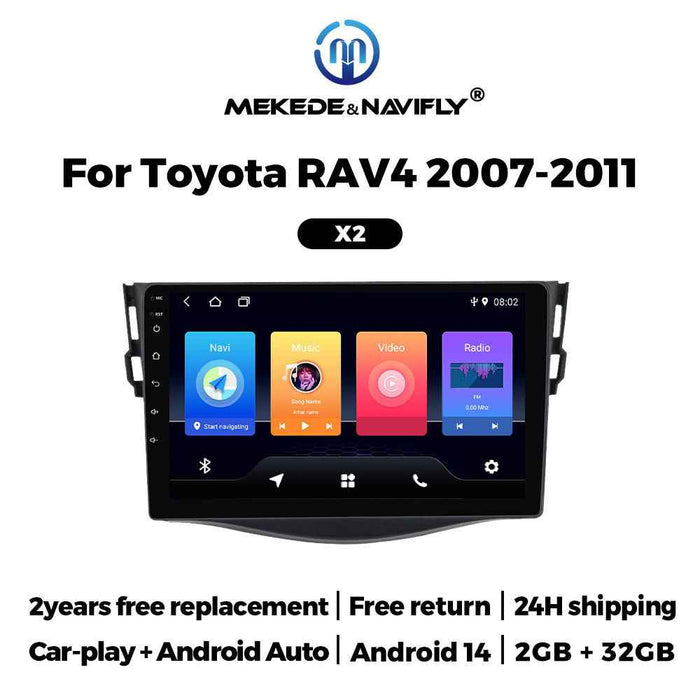 Applicable to Toyota Rav4 07-11 Android Car GPS Navigation Car MP5 Bluetooth Player All-in-One