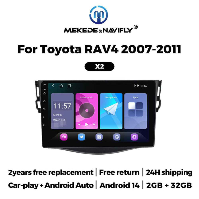Applicable to Toyota Rav4 07-11 Android Car GPS Navigation Car MP5 Bluetooth Player All-in-One