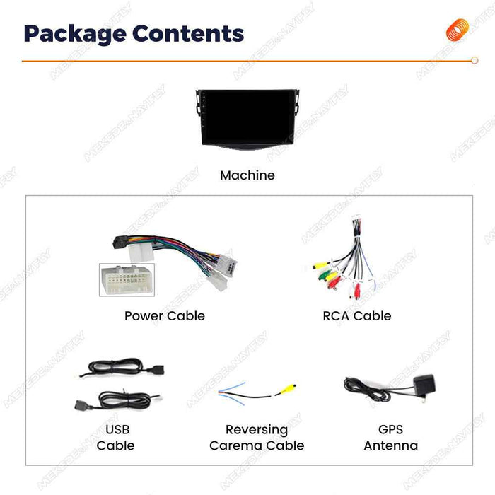 Applicable to Toyota Rav4 07-11 Android Car GPS Navigation Car MP5 Bluetooth Player All-in-One