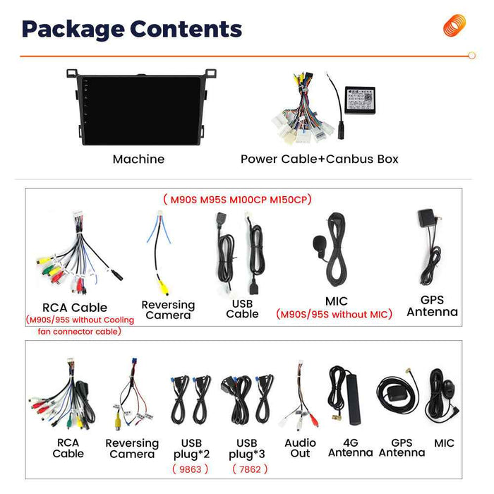 Applicable to Toyota Rav4 2013-2018 Android large screen central control navigation Bluetooth Carplay