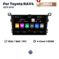 Applicable to Toyota Rav4 2013-2018 Android large screen central control navigation Bluetooth Carplay